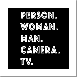 Person Woman Man Camera Tv Posters and Art